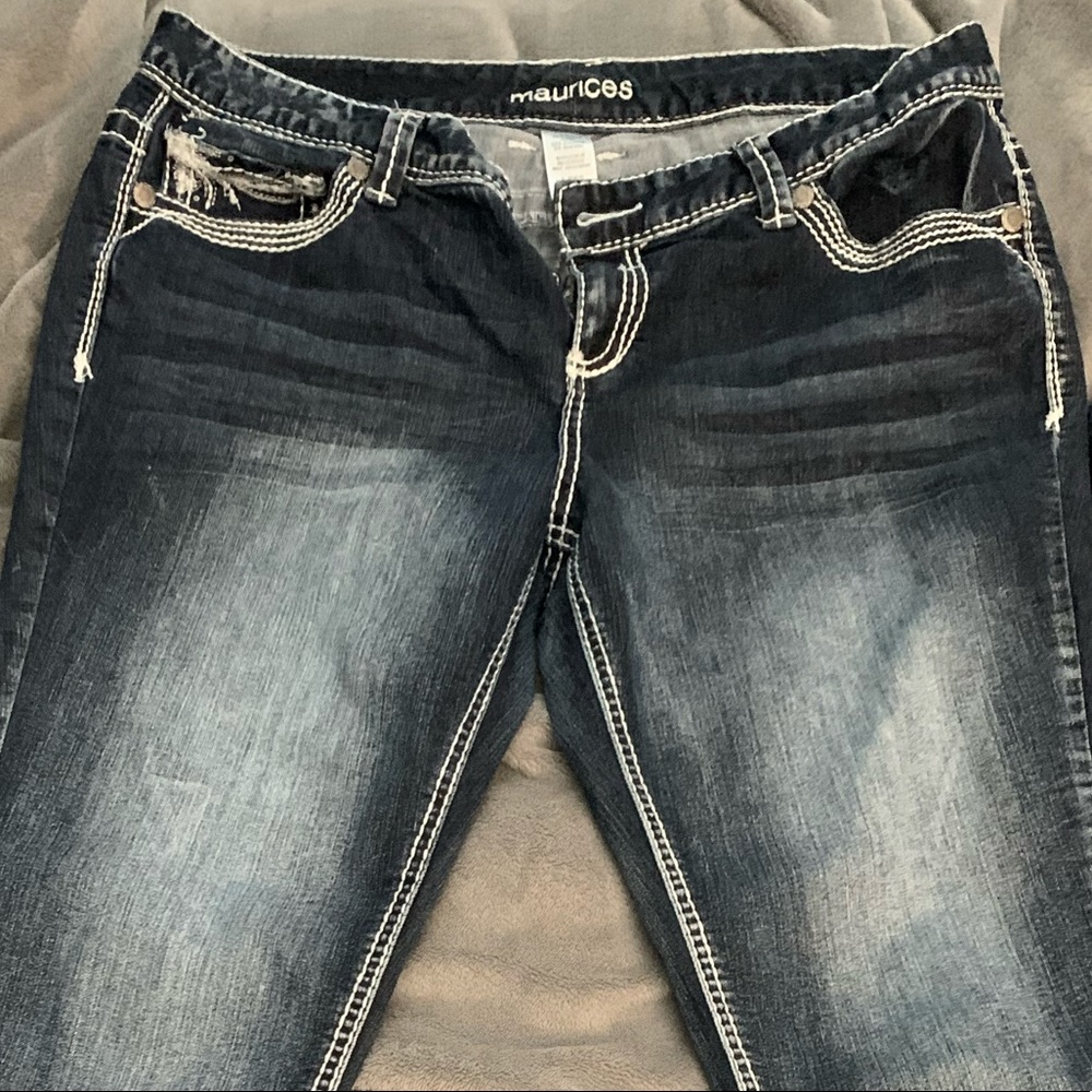 Maurice’s jeans, lightly worn